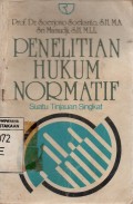 Penelitian Hukum Normatif: Suatu Tinjauan Singkat