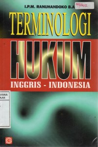 Terminologi Hukum: Inggris - Indonesia