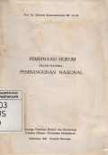 Pembinaan Hukum dalam Rangka Pembangunan Nasional