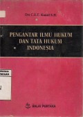 Pengantar Ilmu Hukum dan Tata Hukum Indonesia