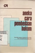 Aneka Cara Pembedaan Hukum