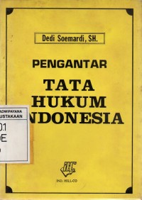 Pengantar Tata Hukum Indonesia