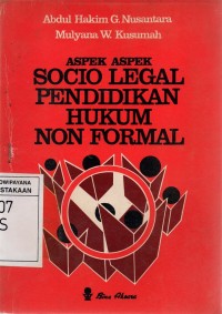 Aspek-aspek Socio Legal Pendidikan Hukum Non Formal