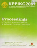 KPPIKG 2009 : 15th Scientific Meeting & Refresher Course in Dentistry Universitas Indonesia