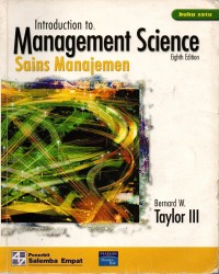 Introduction to Management Science, 8th edition