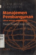 Manajemen Pembangunan Untuk Negara Berkembang