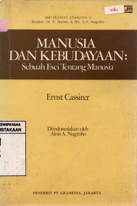 Manusia dan Kebudayaan: Sebuah Esei Tentang Manusia