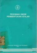 Pedoman Umum Pembentukan Istilah