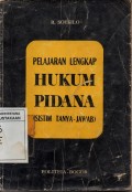 Pelajaran Lengkap: Hukum Pidana (Sistim tanya-jawab)