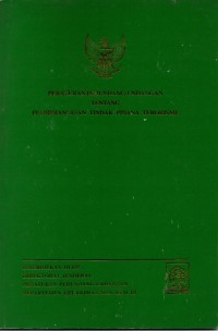 Peraturan Perundang-Undangan Tentang Pemberantasan Tindak Pidana Terorisme