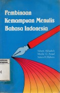 Pembinaan Kemampuan Menulis Bahasa Indonesia