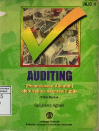 Pemeriksaan Akuntan (auditing) oleh kantor Akuntan Publik