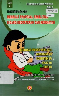 Langkah-Langkah Membuat Proposal Penelitian Bidang Kedokteran Dan Kesehatan