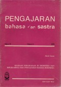 Pengajaran Bahasa dan Sastra