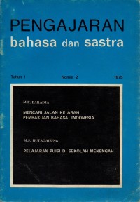 Pengajaran Bahasa dan Sastra