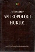 Pengantar Antropologi Hukum