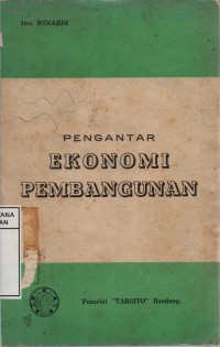 Pengantar Ekonomi Pembangunan