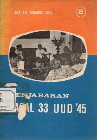 Penjabaran Pasal 33 Undang-Undang Dasar 1945