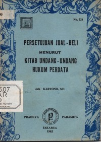 Persetujuan Jual-Beli Menurut Kitab Undang-Undang Hukum Perdata