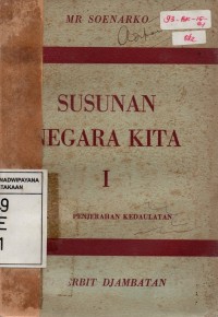 Susunan Negara Kita I