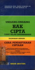 Undang-Undang Hak Cipta Yang Telah Diperbaharui