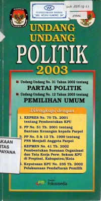 Undang-undang Politik 2003