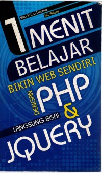 Image of 1 MENIT BELAJAR BIKIN WEB SENDIRI DENGAN PHP LANGSUNG BISA & JQUERY