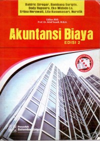 Image of AKUNTANSI BIAYA Cet.4 ed.2