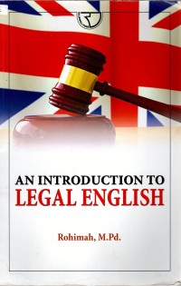 Image of AN INTRODUCTION LEGAL ENGLISH; Cet. ke-1