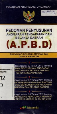 Image of Pedoman Penyusunan Anggaran Pendapatan dan Belanja Daerah (APBD)