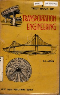 Image of A TEXT BOOK TRANSPORTATION ENGINEERING