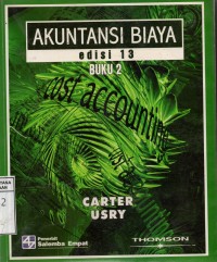 Image of Akuntansi Biaya ed.13 buk.2