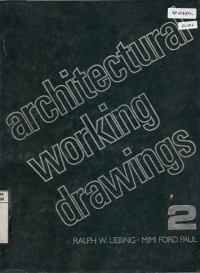 Image of Architectural Working Drawings