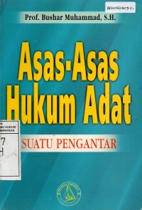 Image of Asas-asas Hukum Adat Suatu Pengantar