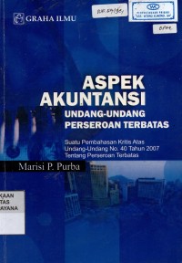 Image of Aspek Akuntansi Undang-Undang Perseroan Terbatas