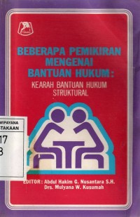Image of BEBERAPA PEMIKIRAN MENGENAI BANTUAN HUKUM