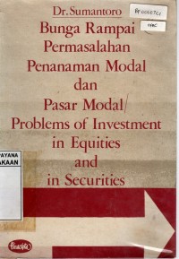 Image of BUNGA RAMPAI PERMASALAHAN PENANAMAN MODAL DAN PASAR MODAL