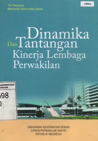 Image of Dinamika dan Tantangan Kinerja Lembaga Perwakilan