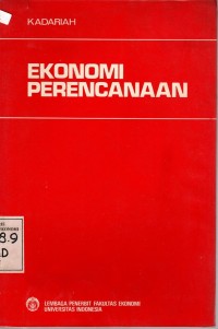 Image of EKONOMI PERENCANAAN