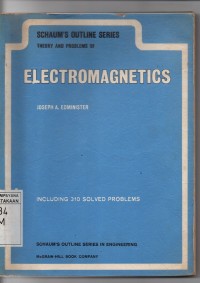 Image of Electromagnetics : Theory and Problems of