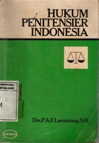 Image of HUKUM PENITENSIER INDONESIA ed. 1