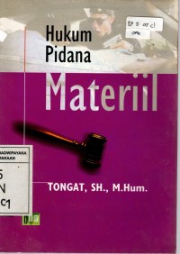 Image of HUKUM PIDANA MATERIIL