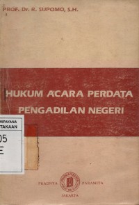 Image of Hukum Acara Perdata Pengadilan Negeri