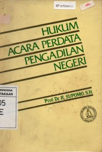 Image of Hukum Acara Perdata Pengadilan Negeri