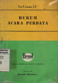 Image of Hukum Acara Perdata