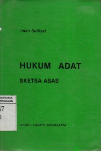 Image of Hukum Adat: Sketsa Asas