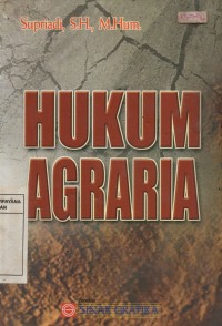 Image of Hukum Agraria