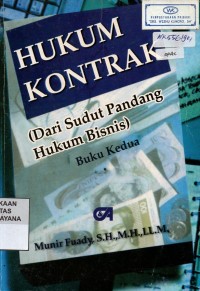 Image of Hukum Kontrak (Dari Sudut Pandang Hukum Bisnis) Buku Kedua