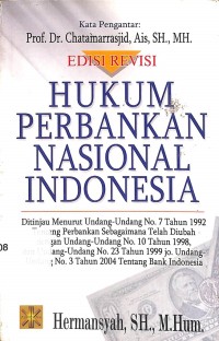 Image of Hukum Perbankan Nasional Indonesia