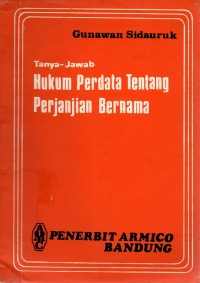 Image of Tanya-Jawab Hukum Perdata Tentang Perjanjian Bernama